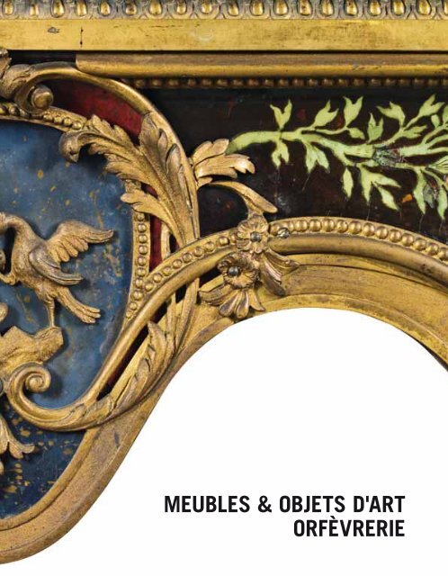 TABLEAUX MEUBLES & OBJETS D’ART