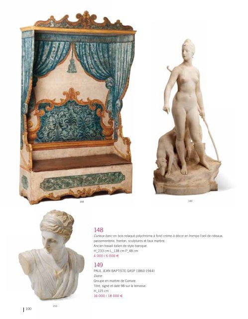 TABLEAUX MEUBLES & OBJETS D’ART