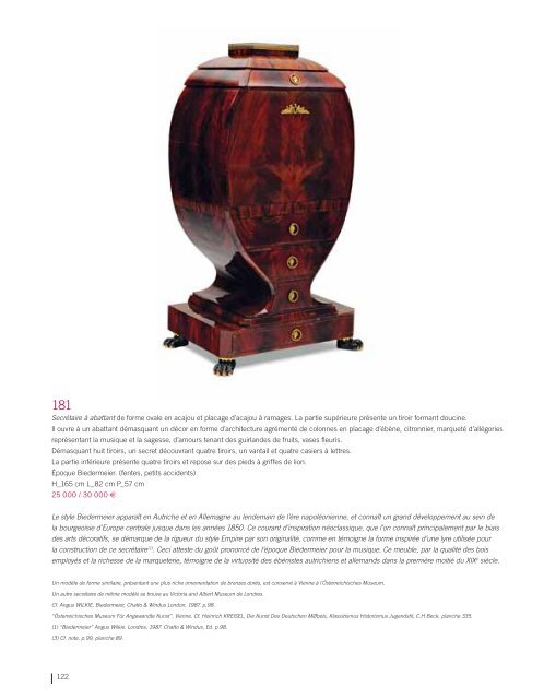 TABLEAUX MEUBLES & OBJETS D’ART