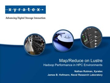 Map/Reduce on Lustre - Xyratex