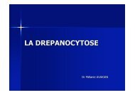 LA DREPANOCYTOSE