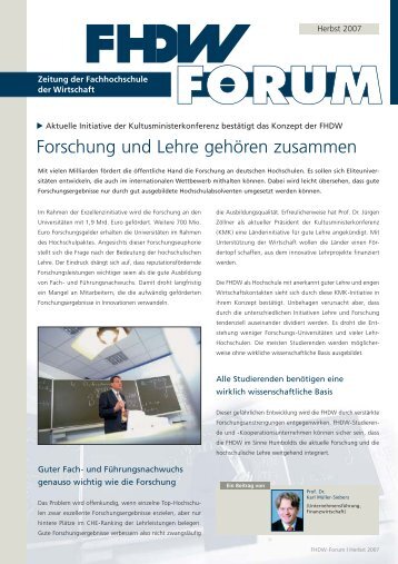 FHDW Forum Nr.30