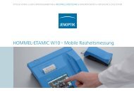 HOMMEL-ETAMIC W10 - Mobile Rauheitsmessung