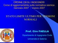 Prof. Ciro Faella - Ordine degli Ingegneri della provincia di Napoli