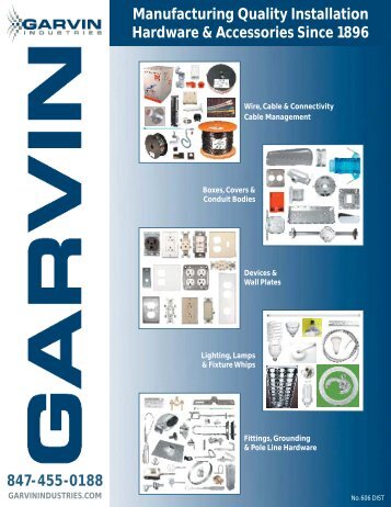 Garvin Industries Catalog (pdf) - Parts Specialists, Inc.