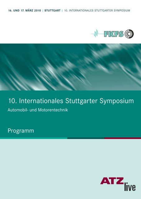 10. Internationales Stuttgarter Symposium - FKFS