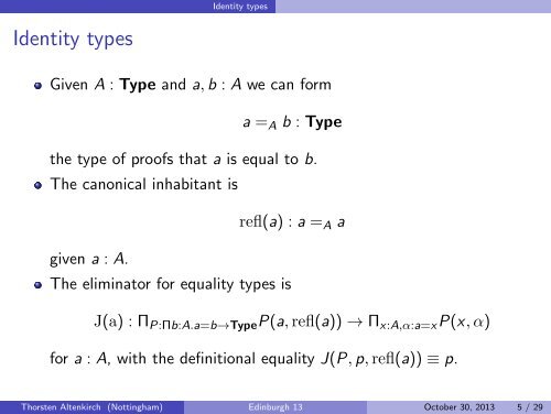 Homotopy Type Theory For Dummies