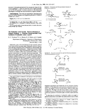 The Endiandric Acid Cascade. Electrocyclizations in Organic ...