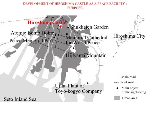 a. Development of Hiroshima Castle as peace facility - IIPT