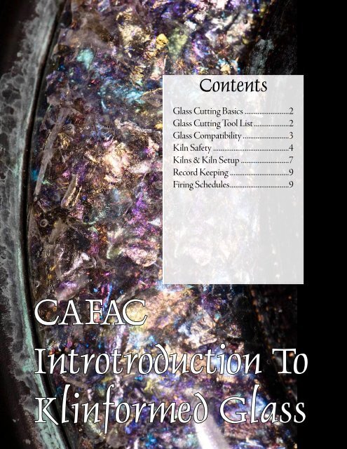 CAFAC Introtroduction To Klinformed Glass