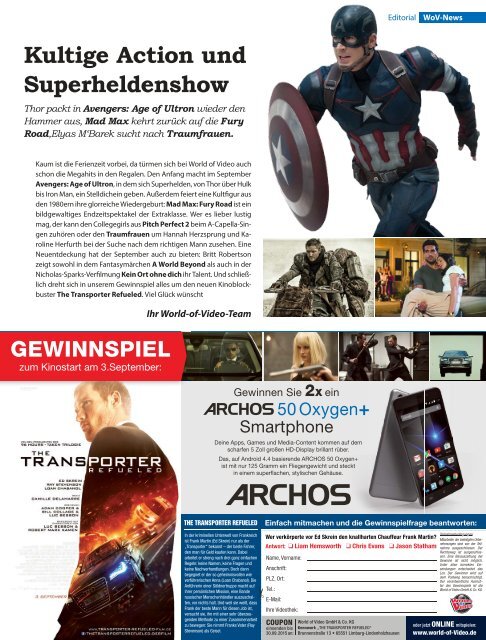 World of Video Kundenmagazin 2015-09