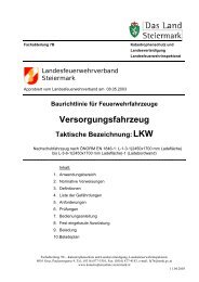 Baurichtlinie für Feuerwehrfahrzeuge Versorgungsfahrzeug ...