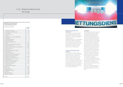 Jahresbericht 2005 Arbeitsmedizin und Arbeitssicherheit - EnBW