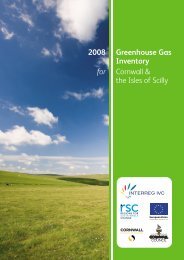 2008 Greenhouse Gas Inventory for Cornwall & the Isles of Scilly