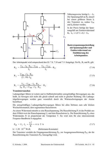 7. Bipolare Transistoren - FB E+I: Home