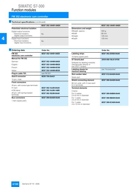 simatic s7-300 - megaelektrik.net