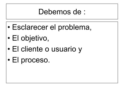 Metodologías para la Resolución de Problemas