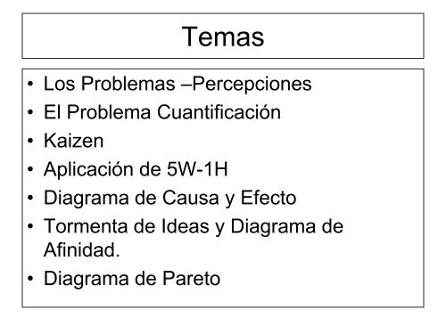 Metodologías para la Resolución de Problemas