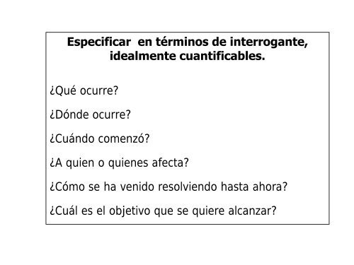 Metodologías para la Resolución de Problemas