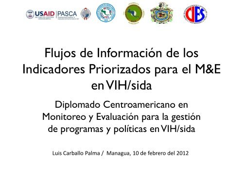 Flujos de Información de los Indicadores Priorizados para el M&E en VIH/sida