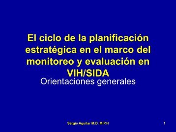 monitoreo y evaluación en VIH/SIDA