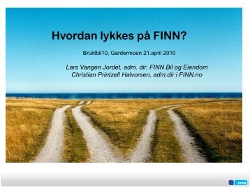 Hvordan lykkes på FINN?