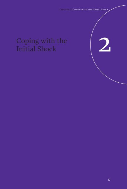 Chapter outline Coping with the Initial Shock - Management Briefs