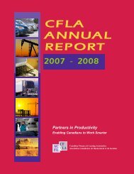 CFLA ANNUAL REPORT