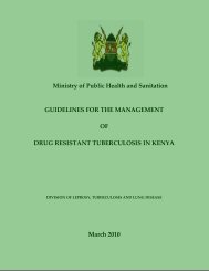 Kenya MDR TB Guidelines - Division of TB, Leprosy and Lung ...