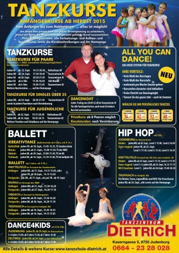 Tanzschule Dietrich Tanzkurse