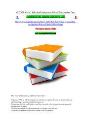 Mgt 300 Week 1 Individual Assignment Entrepreneurial Strategy Exercise
