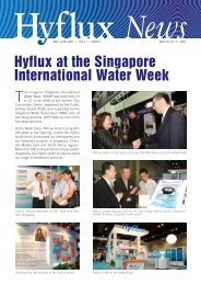 Hyflux at the Singapore International Water Week