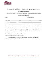 Financial Aid Satisfactory Academic Progress Appeal Form