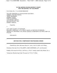 motion for a temporary restraining order (PDF) - Denver Post Blogs