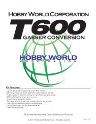 Hobby World Corporation gasser conversion - Centuryhelimedia.com