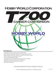 Hobby World Corporation gasser conversion - Centuryhelimedia.com