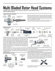 Multi Bladed Rotor Head Systems