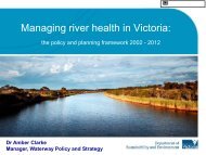 Victorian River Health Strategy