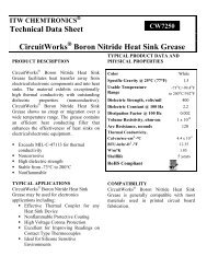 Technical Data Sheet CircuitWorks Boron Nitride Heat Sink Grease