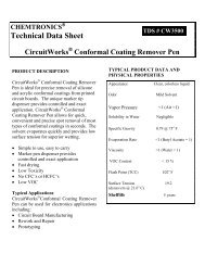 Conformal Coating Remover Pen - Technical Data Sheet - Intertronics