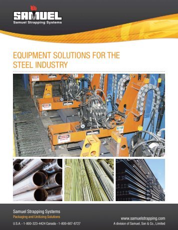 EQUIPMENT SOLUTIONS FOR THE STEEL INDUSTRY