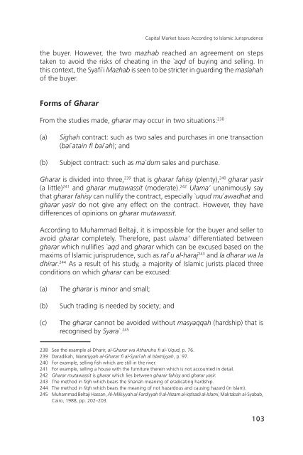 Resolutions of the Securities Commission Shariah Advisory Council