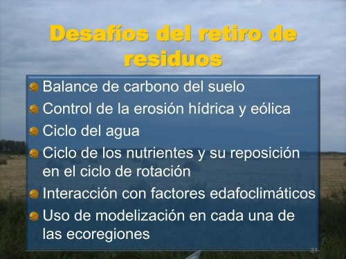 LA PRODUCCION DE BIOMASA RESIDUOS AGRÍCOLAS VEGETALES Y ANIMALES