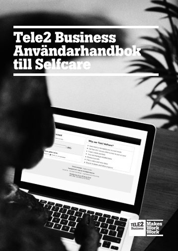 Tele2 Business Användarhandbok till Selfcare