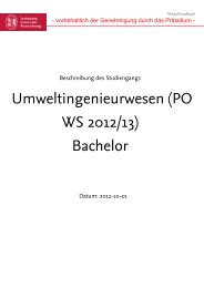 Umweltingenieurwesen (PO WS 2012/13) Bachelor