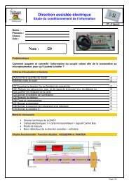 Direction assistée électrique Note  /20