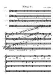 The foggy dew SATB - Korarrangementer