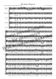 My heart will go on SATB solist - Korarrangementer