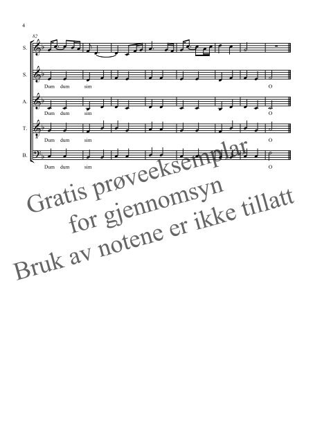 My heart will go on SATB solist - Korarrangementer