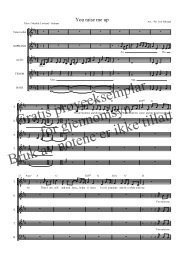 You raise me up SATB solist - Korarrangementer